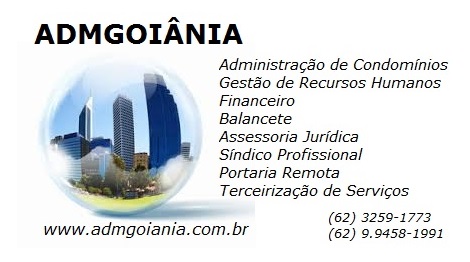 ADMGOIÂNIA - ADMINISTRADORA DE CONDOMÍNIOS - Condomínios - Produtos, Equipamentos e Serviços para - Goiânia, GO
