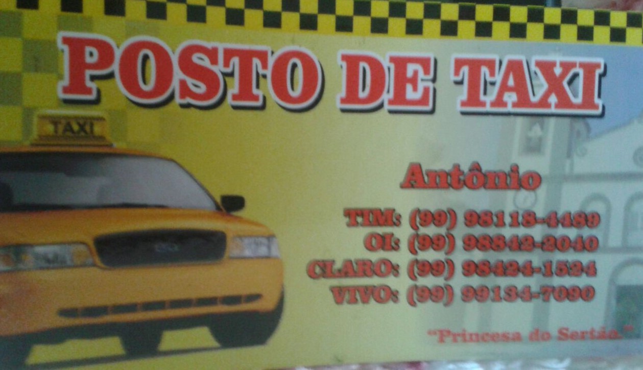 ANTÔNIO DOS SANTOS SILVA - Táxi - Caxias, MA