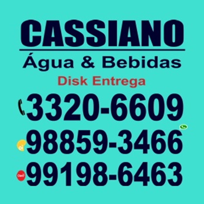 CASSIANO ÁGUA & BEBIDAS - Água Mineral - Distribuidores - Maceió, AL