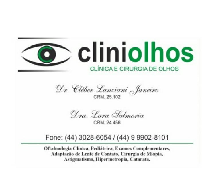 CLINICA DE OLHOS - CLINIOLHOS - Médicos - Oftalmologia (Olhos) - Maringá, PR