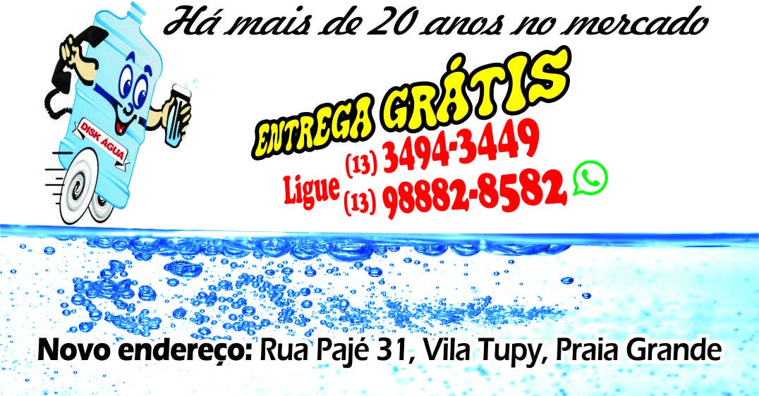 DISK AGUA TUPI - Água Mineral - Distribuidores - Praia Grande, SP