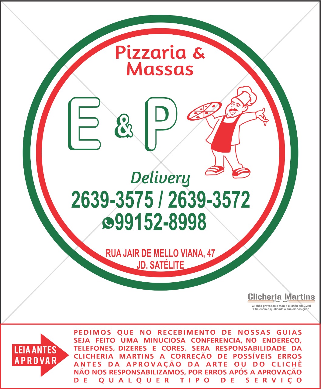 E&P PIZZARIA & MASSAS - Pizzarias - São Paulo, SP