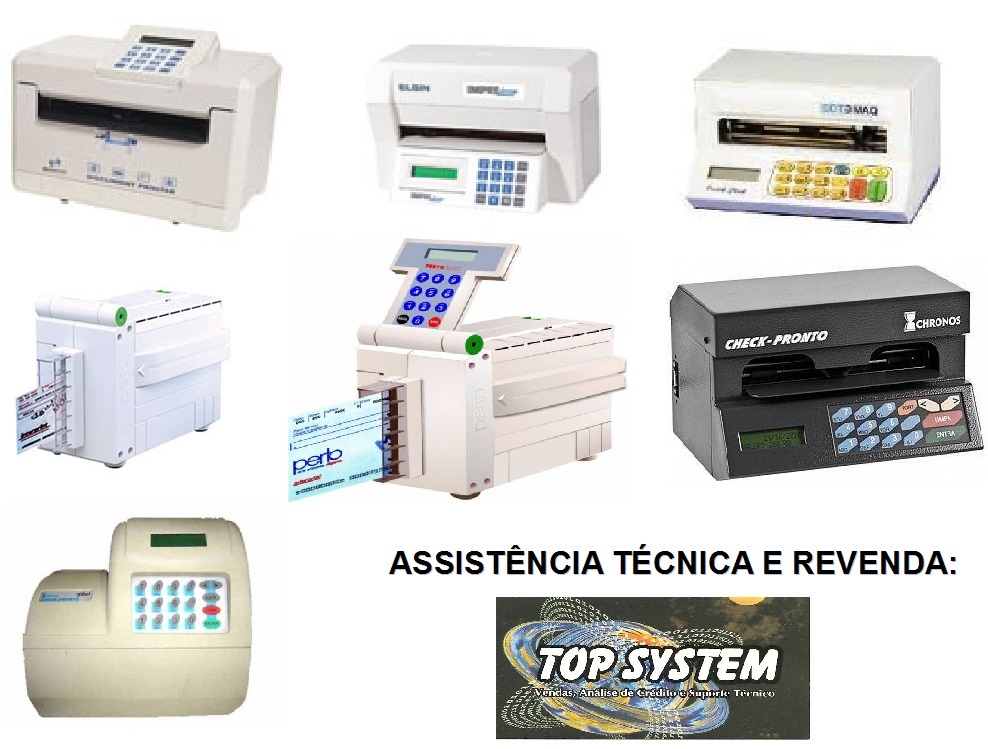 IMPRESSORA DE CHEQUE - TOP SYSTEM - Impressoras - Santos, SP