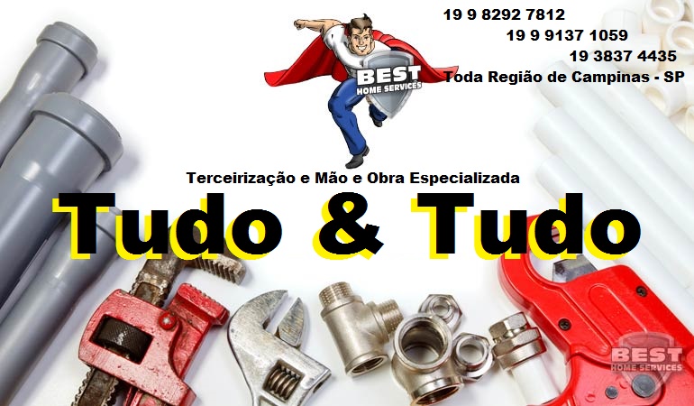 TUDO & TUDO TERCEIRIZAÇÃO E SERVIÇOS - Desentupimento - Máquinas - Jaguariúna, SP