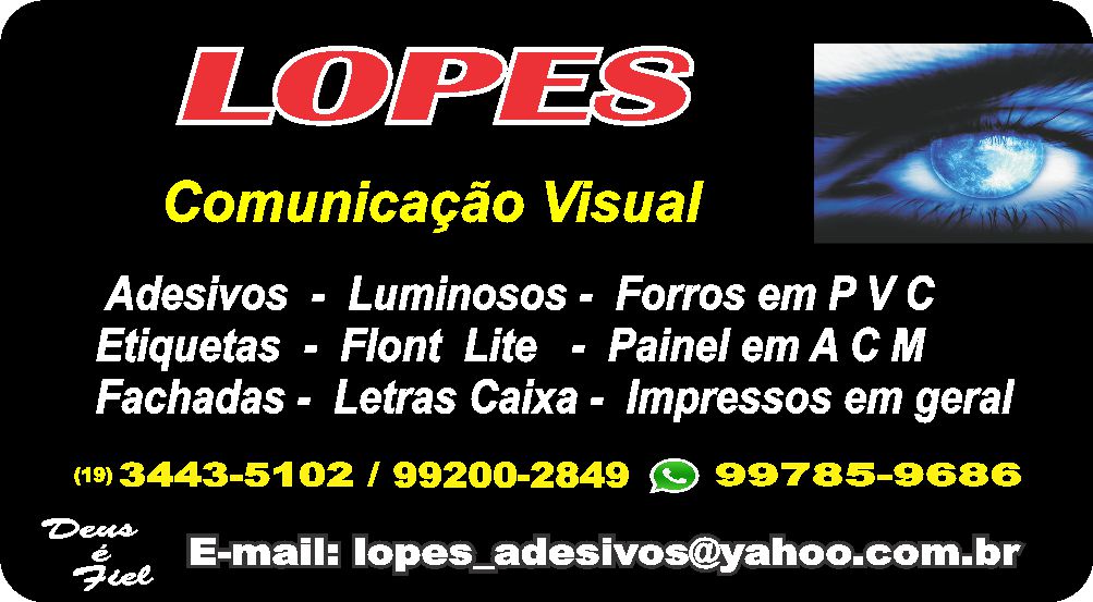LOPES COMUNICAÇÃO VISUAL - Comunicação Visual - Limeira, SP