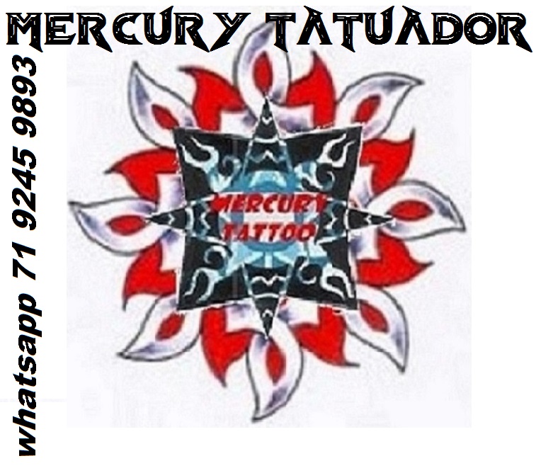 Mercury tattoo - Piercing - Salvador, BA