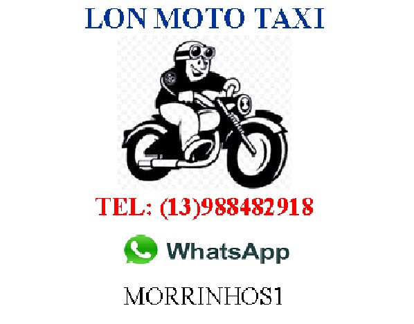 MOTO TÁXI LON - Moto Boy - Guarujá, SP