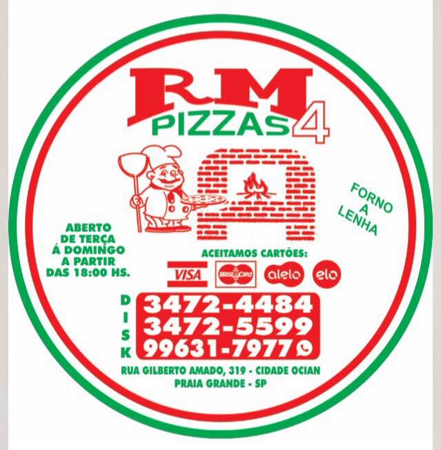 RM 4 PIZZAS - Pizzarias - Praia Grande, SP RM 4 PIZZAS - Pizzarias - Praia Grande, SP