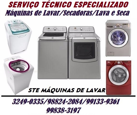 STE MÁQUINAS DE LAVAR - Máquinas de Lavar Roupa - Artigos e Peças - Juiz de Fora, MG