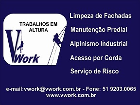 VWORK TRABALHOS EM ALTURA/ ALPINISMO - Instalações e Manutenção Predial - Porto Alegre, RS